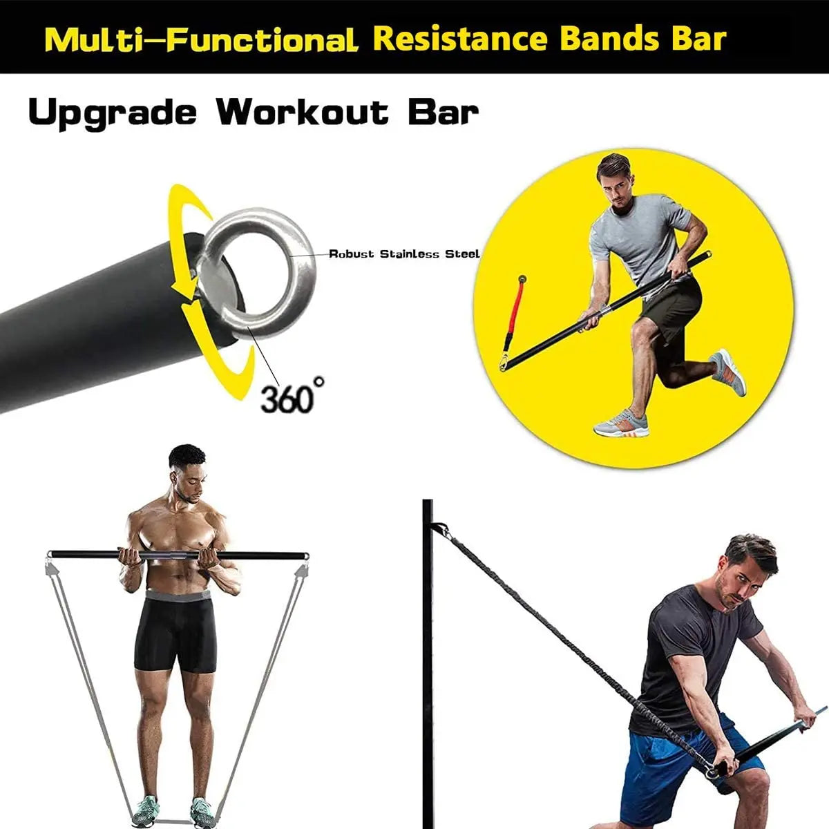 Resistance Bands - Heavy Tension (bar sold separately) Zell Bands