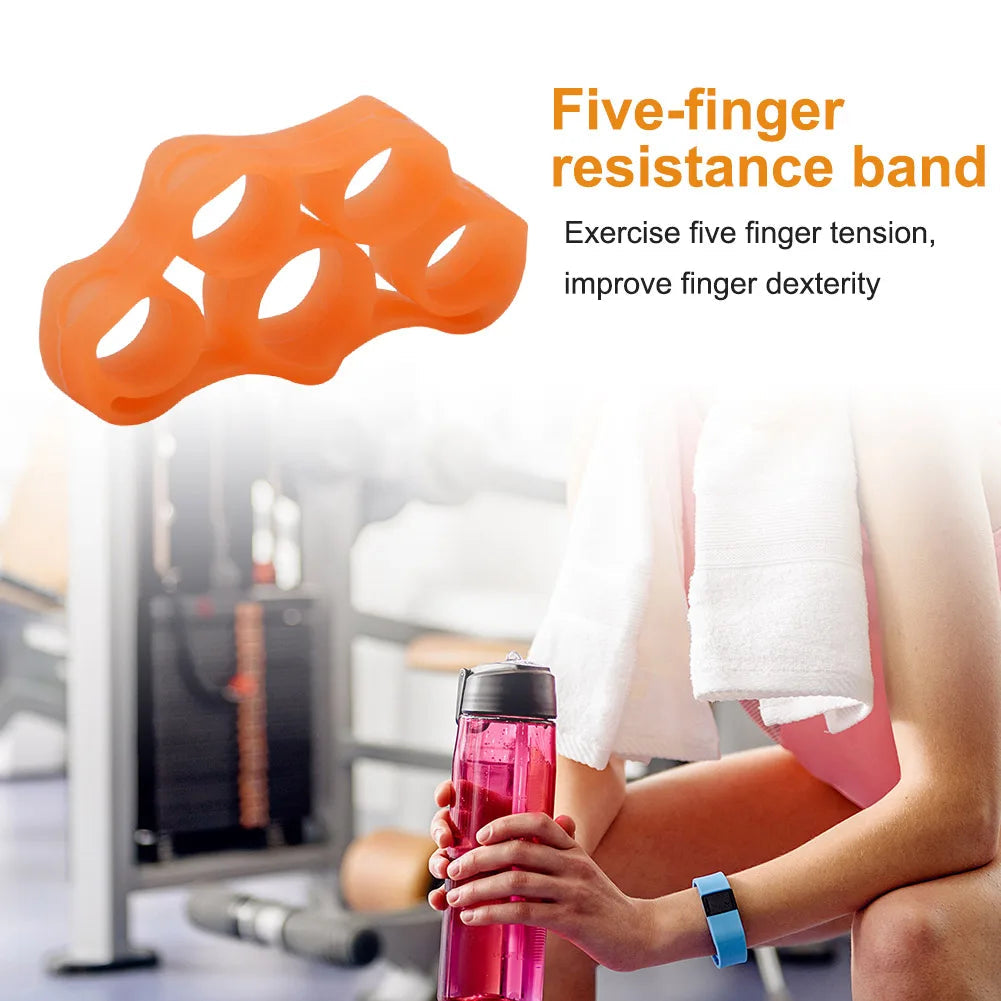 Hand Grip Strengthener Finger Expander Zell Bands