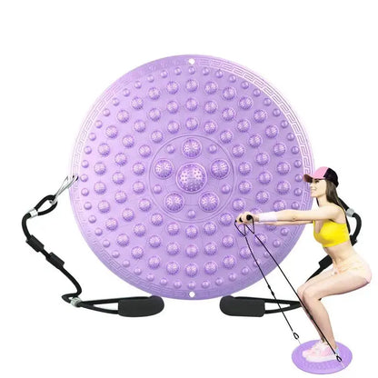 Circular massage base with tension Zell Bands