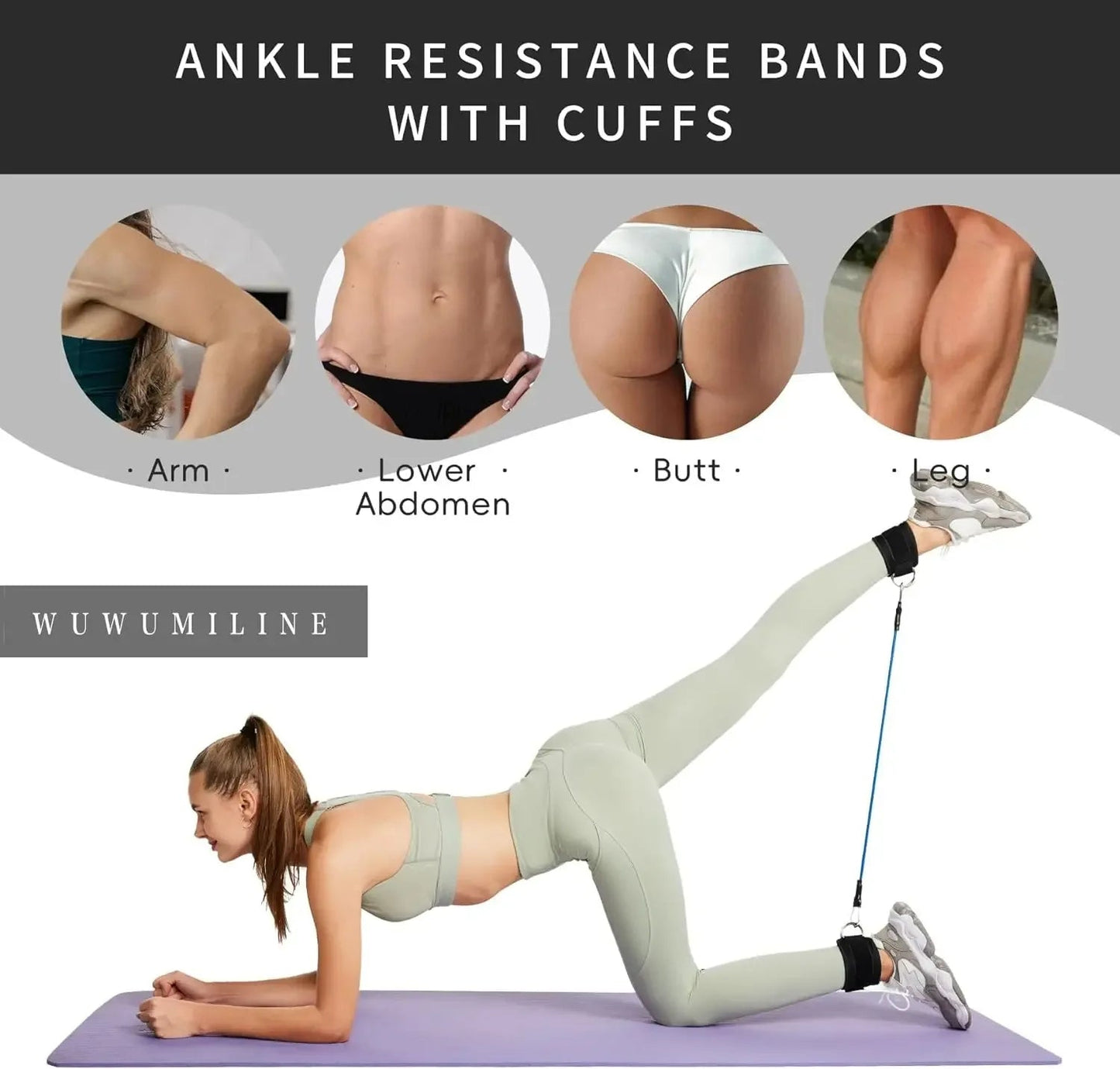 Adjustable Ankle Straps (single) Zell Bands