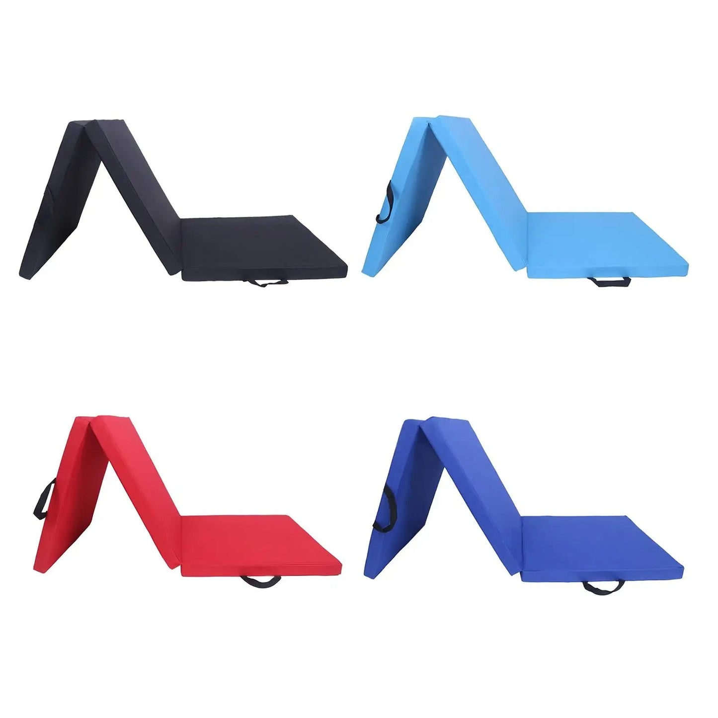 Three Fold Folding Exercise Mat Zell Bands