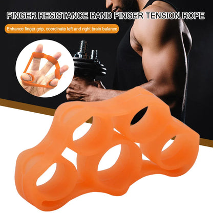 Hand Grip Strengthener Finger Expander Zell Bands