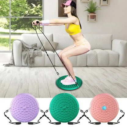 Circular massage base with tension Zell Bands