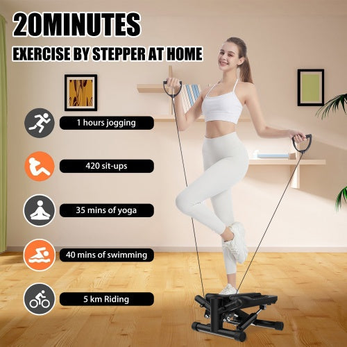 Mini Stair Stepper Machine With Resistance Bands Zell Bands